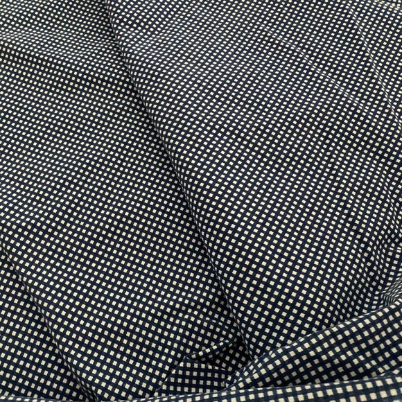Vintage Ralph Lauren Blue & White Check Twin Sheet